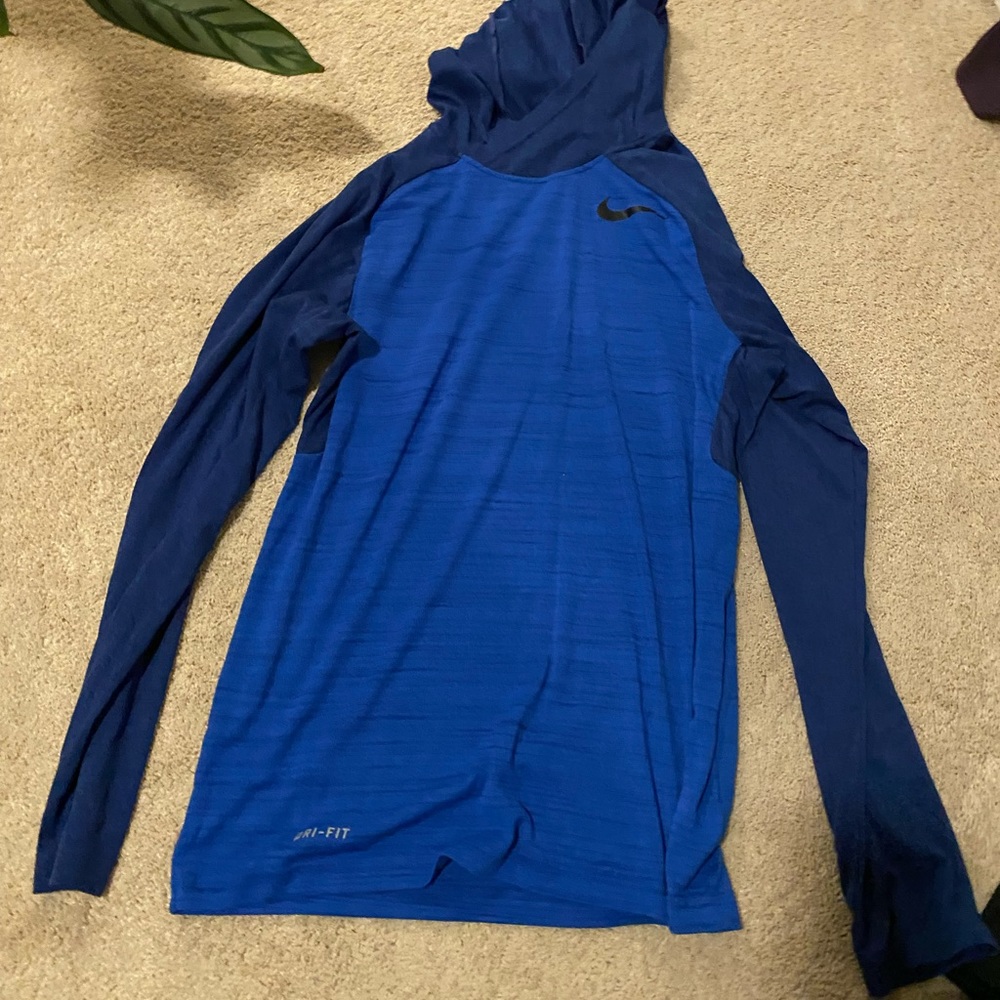 Nike drifit hoodie- blue
